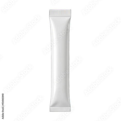 Universal mockups of blank packaging sticks isolated on transparent background