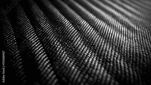 Wallpaper Mural Abstract black and white textured fabric background. Torontodigital.ca