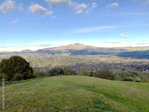 view of the top of Mount Diablo (California USA)