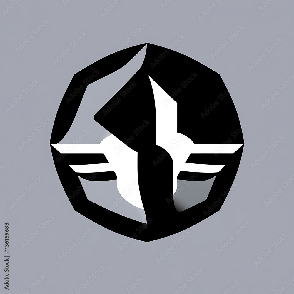 Geometric Abstract Emblem Geometric Abstract Emblem