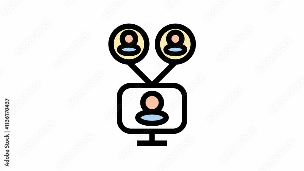 Agile and teamwork symbol - Agile, teamwork and project management icon symbol Agile and teamwork symbol - Agile, teamwork and project management icon symbol