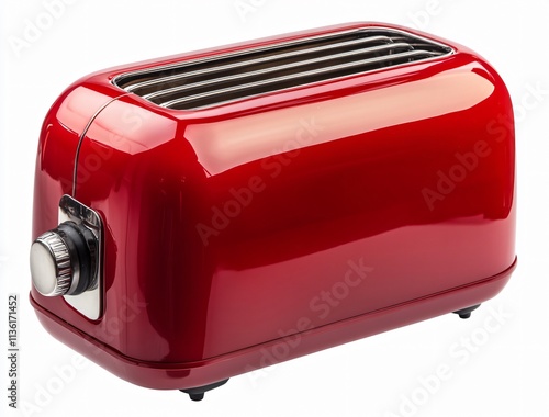 Red Retro Toaster Kitchen Appliance Bread Toast photo