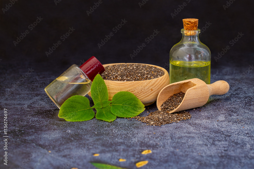 Chia plant and chia seeds and oil are a flowering plant from the mint family native to central and southern Mexico.