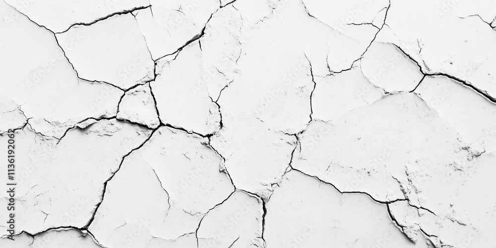 Abstract White Cracked Texture Background AI Generated Abstract White Cracked Texture Background AI Generated