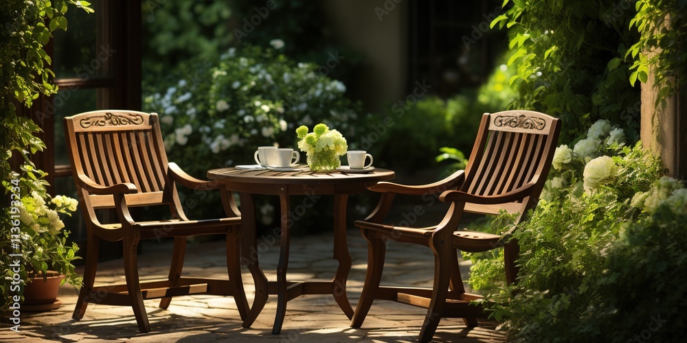 Obraz premium table and chairs