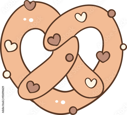 Valentine's Day Sweet Treats Vector Illustration