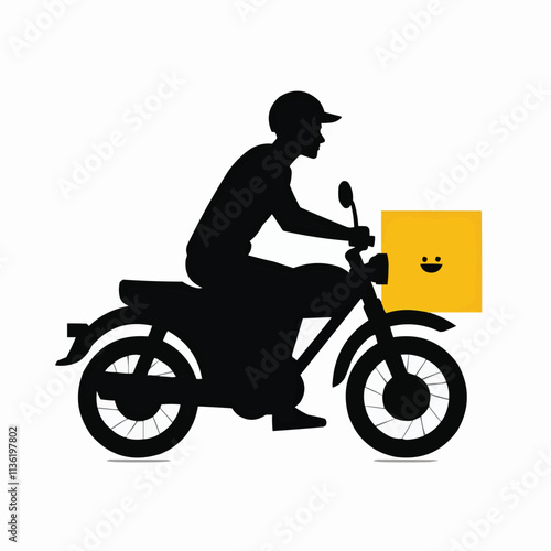 Fast online delivery service by motor scooter