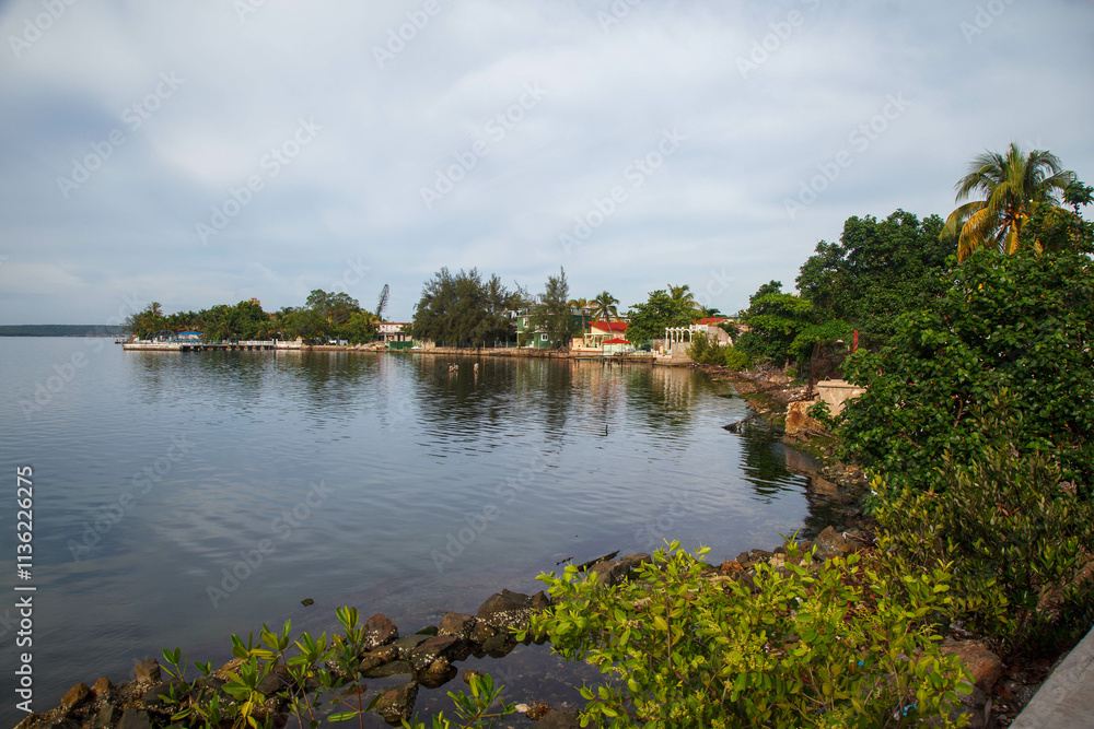 Punta gorda peninsula at Bahia de Cienfuegos, Cuba Punta gorda peninsula at Bahia de Cienfuegos, Cuba