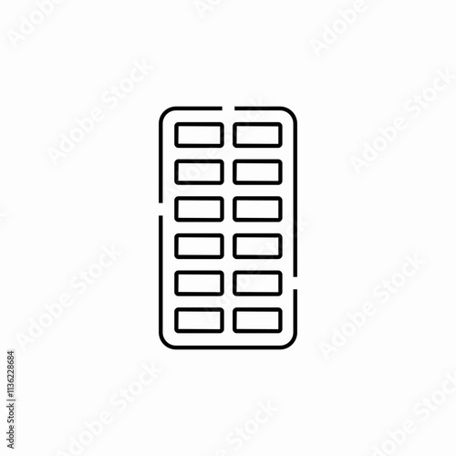 chewing nicotine icon sign vector