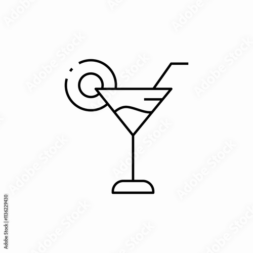 cold drink icon sign vector