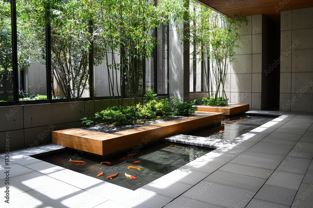 Outdoor fitness area surrounded by tranquil japanese zen garden serene environment nature-inspired design peaceful retreat for mindfulness and relaxation Outdoor fitness area surrounded by tranquil japanese zen garden serene environment nature-inspired design peaceful retreat for mindfulness and relaxation