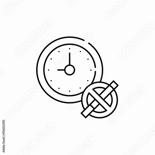 no smoking time icon sign vector