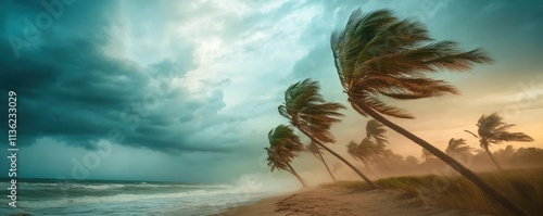 Intense windstorm bending p...