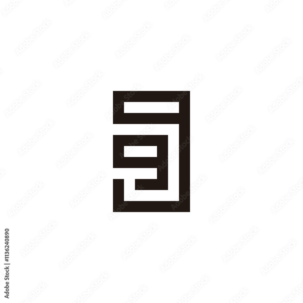 Letter g g square geometric symbol simple logo vector Letter g g square geometric symbol simple logo vector