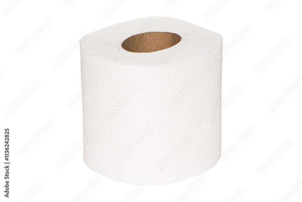 Toilet paper roll sanitary and household isolated on cut out PNG or transparent background. Detail of single clean white toilet paper roll. Tissue is lightweight paper paper used all over world. Toilet paper roll sanitary and household isolated on cut out PNG or transparent background. Detail of single clean white toilet paper roll. Tissue is lightweight paper paper used all over world.