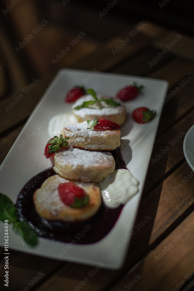 cheese cake breakfast on the summer terrace cheese cake breakfast on the summer terrace