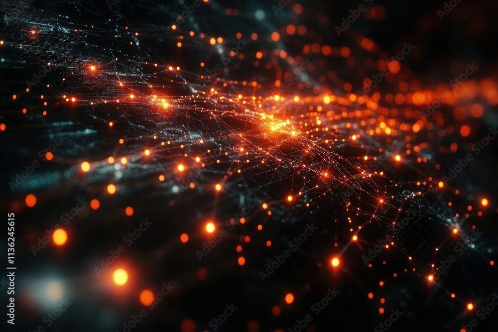 Obraz premium Abstract Network Connections