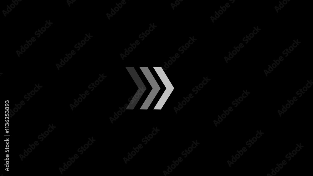 Simple Abstract Arrow Icon in Black, Perfect for Navigation Symbols, Directional Signs, Digital Interfaces, Mobile App Design, Website UI, Business Presentations, and Graphic Illustrations Simple Abstract Arrow Icon in Black, Perfect for Navigation Symbols, Directional Signs, Digital Interfaces, Mobile App Design, Website UI, Business Presentations, and Graphic Illustrations