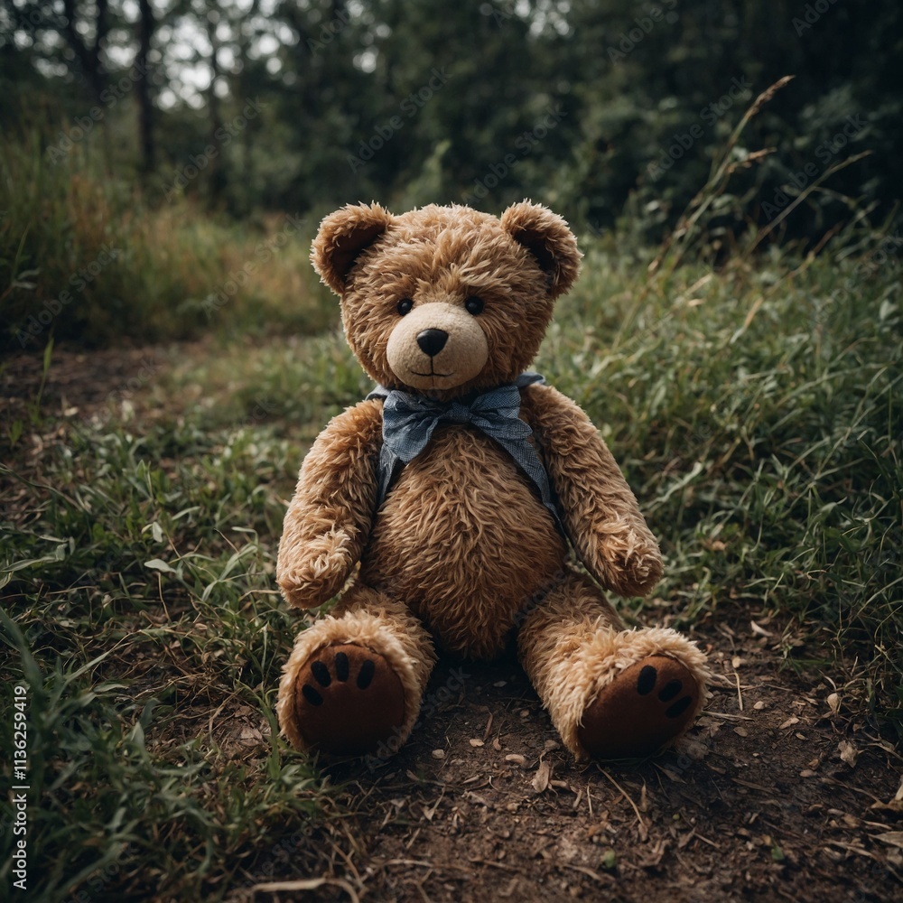 A teddy bear that is constantly getting lost, but always finds its way back home.
A teddy bear that is constantly getting lost, but always finds its way back home.