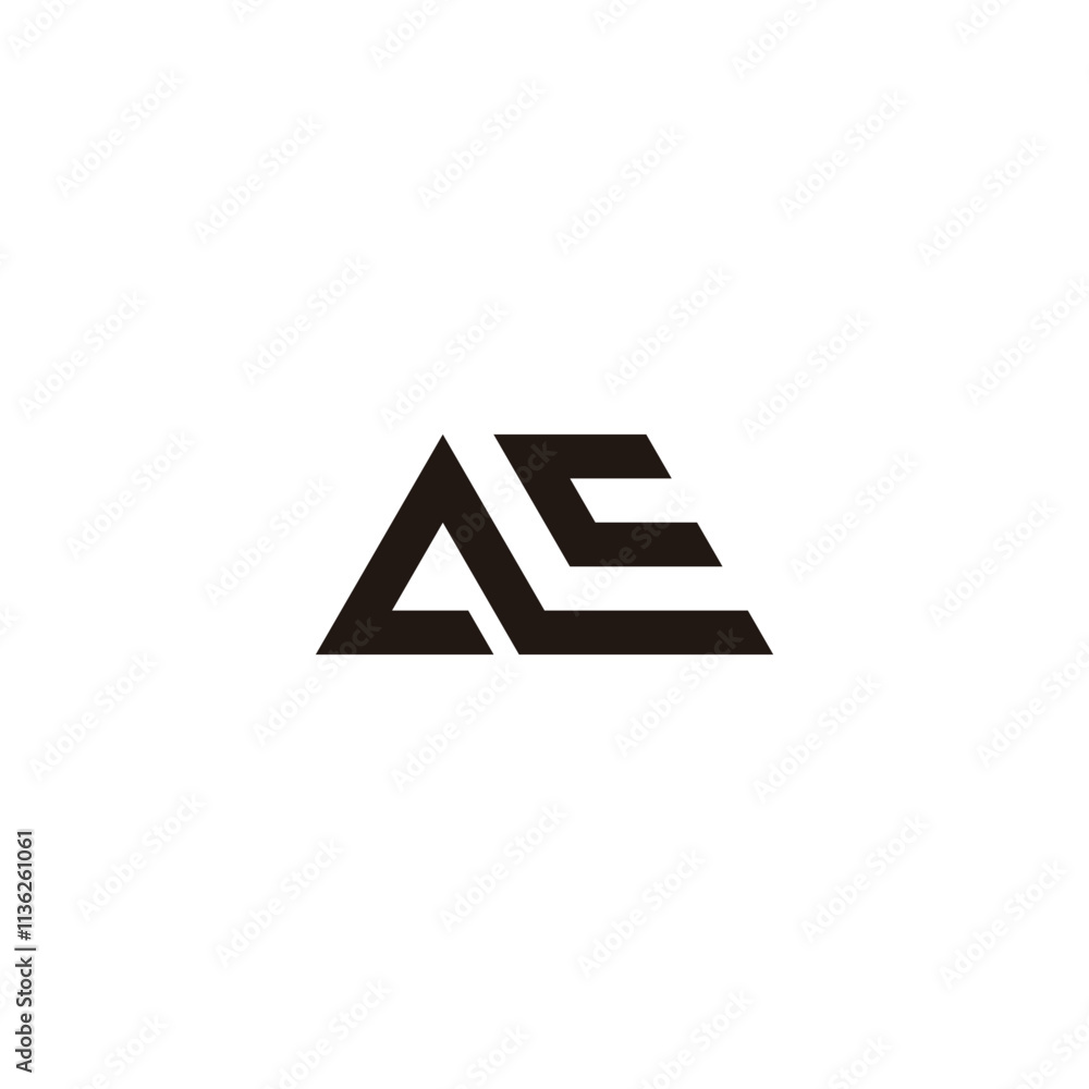 Letter A L C triangle geometric symbol simple logo vector Letter A L C triangle geometric symbol simple logo vector