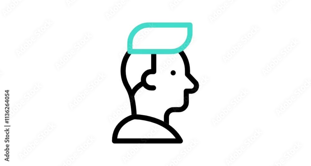 illustration of a person with a sign illustration of a person with a sign