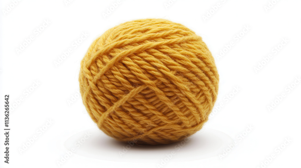 A luxurious golden yellow skein of wool, styled in a compact spherical arrangement, seamless fiber surface with slight matte sheen A luxurious golden yellow skein of wool, styled in a compact spherical arrangement, seamless fiber surface with slight matte sheen