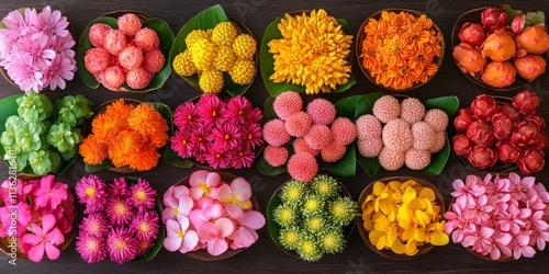 Floral Symphony: A vibrant ...