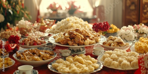 Abundant Festive Feast: A t...