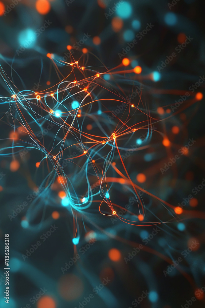 Revolutionary neural web system visualizing synaptic connections through brilliant dynamically shifting light streams Revolutionary neural web system visualizing synaptic connections through brilliant dynamically shifting light streams