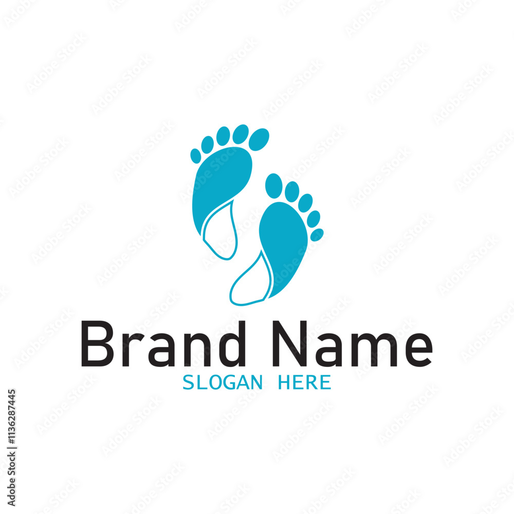 human foot icon vector illustration template design human foot icon vector illustration template design