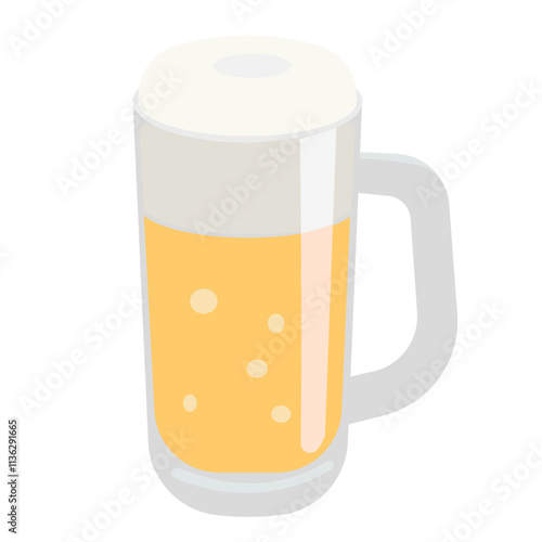 ビールジョッキのイラスト