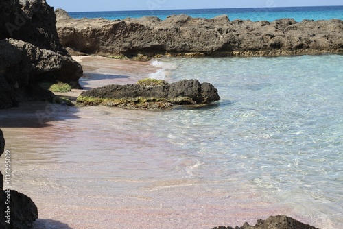 CRETE ISLAND, GREECE. Falassarna beach on the northwest of Chania prefecture. photo