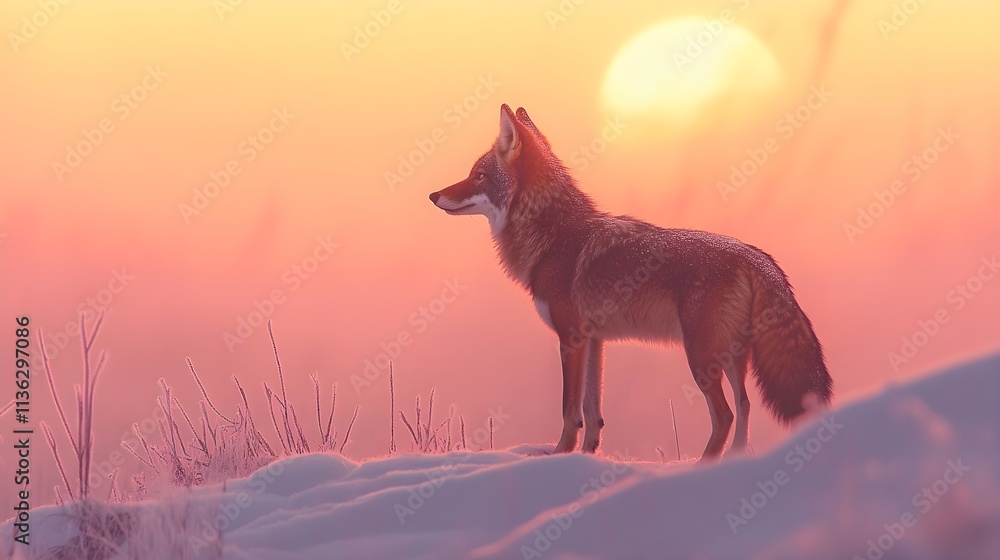 wolf at sunrise wolf at sunrise