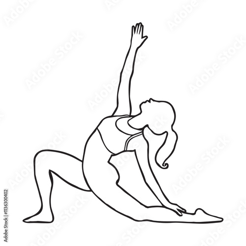 person in yoga pose
