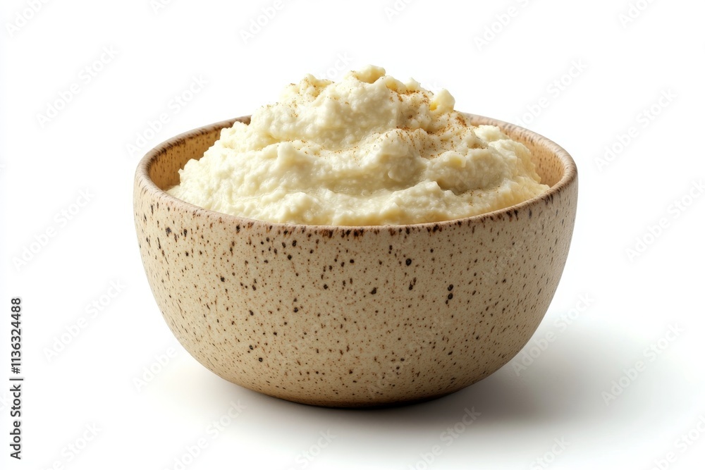 Creamy Mashed Cauliflower Bowl Food Photography Dish Cuisine Creamy Mashed Cauliflower Bowl Food Photography Dish Cuisine