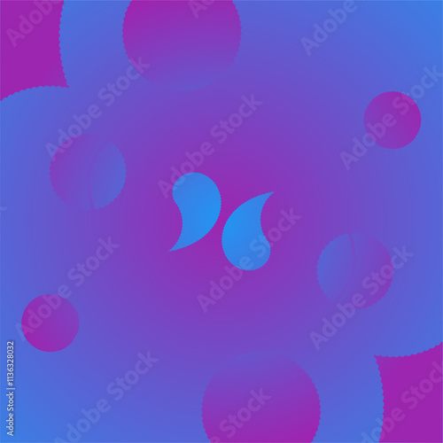 This image is background with motif purple and blue color gardient 