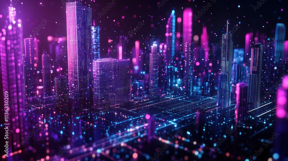 Neon Cityscape Neon Cityscape
