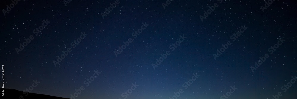 Fototapeta premium A breathtaking view of a starry night sky filled with twinkling stars, background, nature, dark