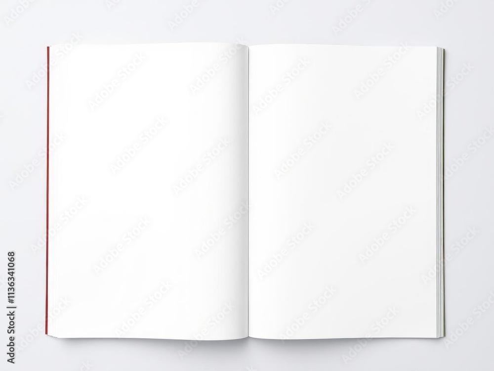 Fototapeta premium Book mockup featuring a textured hard cover, perfect for showcasing designs or book covers, library, paper, symbol