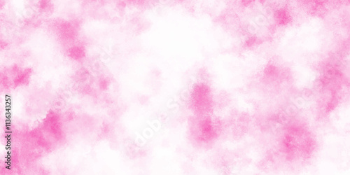 Pink rose tone abstract texture with cloudy stains, Stain artistic hand painted texture of pink, pastel hand painted watercolor of pink texture, White smoky watercolor painting on old paper texture.