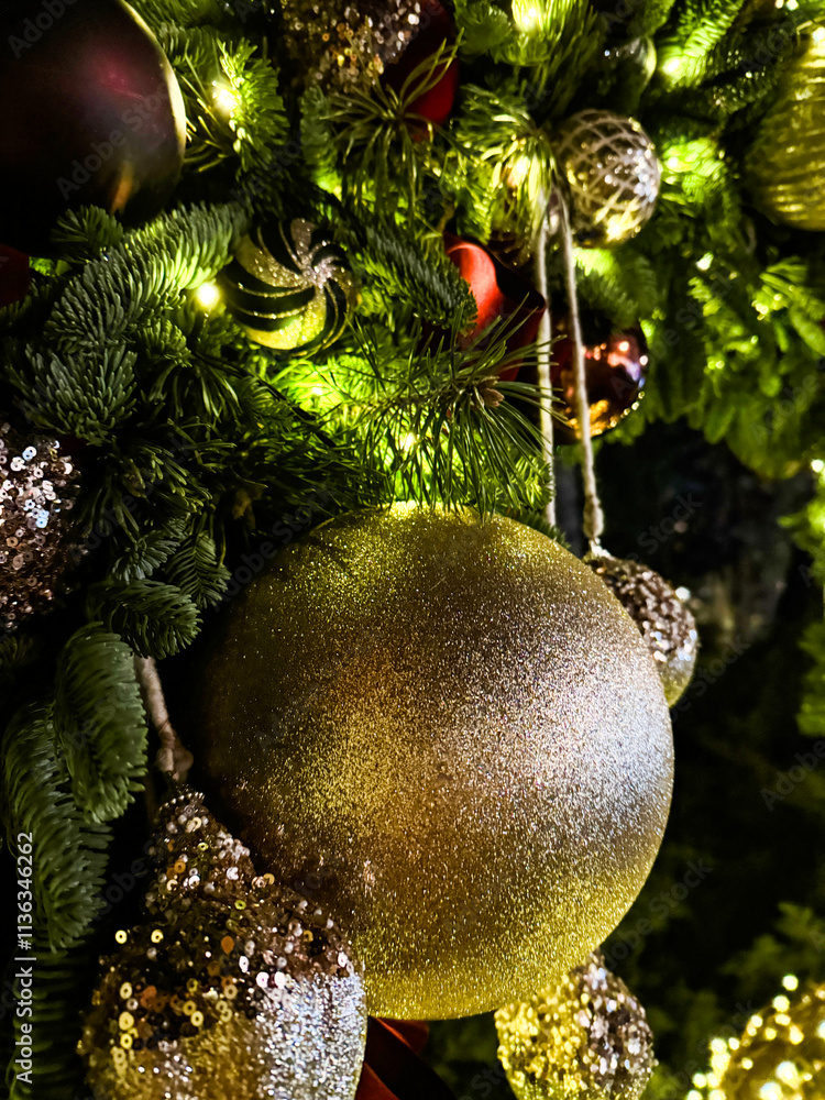 Christmas decorations in Romania