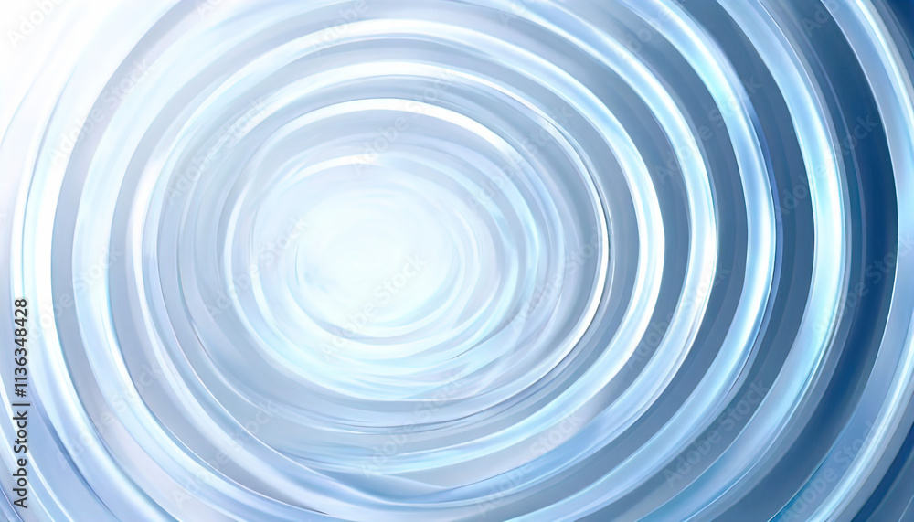 Abstract blue gray background with dynamic circular lines with glare. Abstract blue gray background with dynamic circular lines with glare.