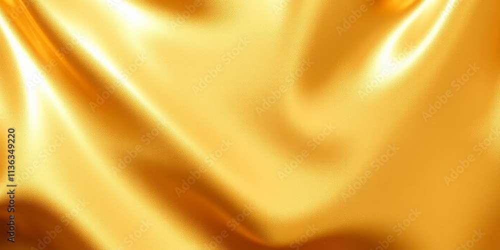 Fototapeta premium Luxurious gold foil background with shimmering light reflections, shimmering, luxury