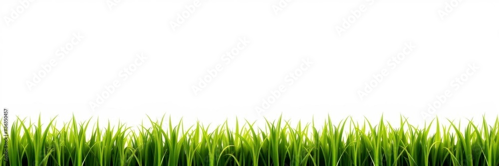 Realistic seamless grass border perfect for adding a natural touch to designs, design, texture, grass Realistic seamless grass border perfect for adding a natural touch to designs, design, texture, grass