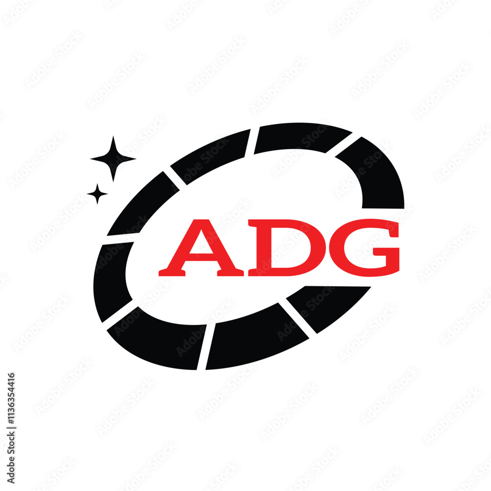 ADG Creative Circular Logo Design in Blue and Black for Corporate Branding and Technology, ADG Blue and Black Tech Logo with Circular Elements for Branding and Visual Identity, ADG LOGO, ADG vector ADG Creative Circular Logo Design in Blue and Black for Corporate Branding and Technology, ADG Blue and Black Tech Logo with Circular Elements for Branding and Visual Identity, ADG LOGO, ADG vector