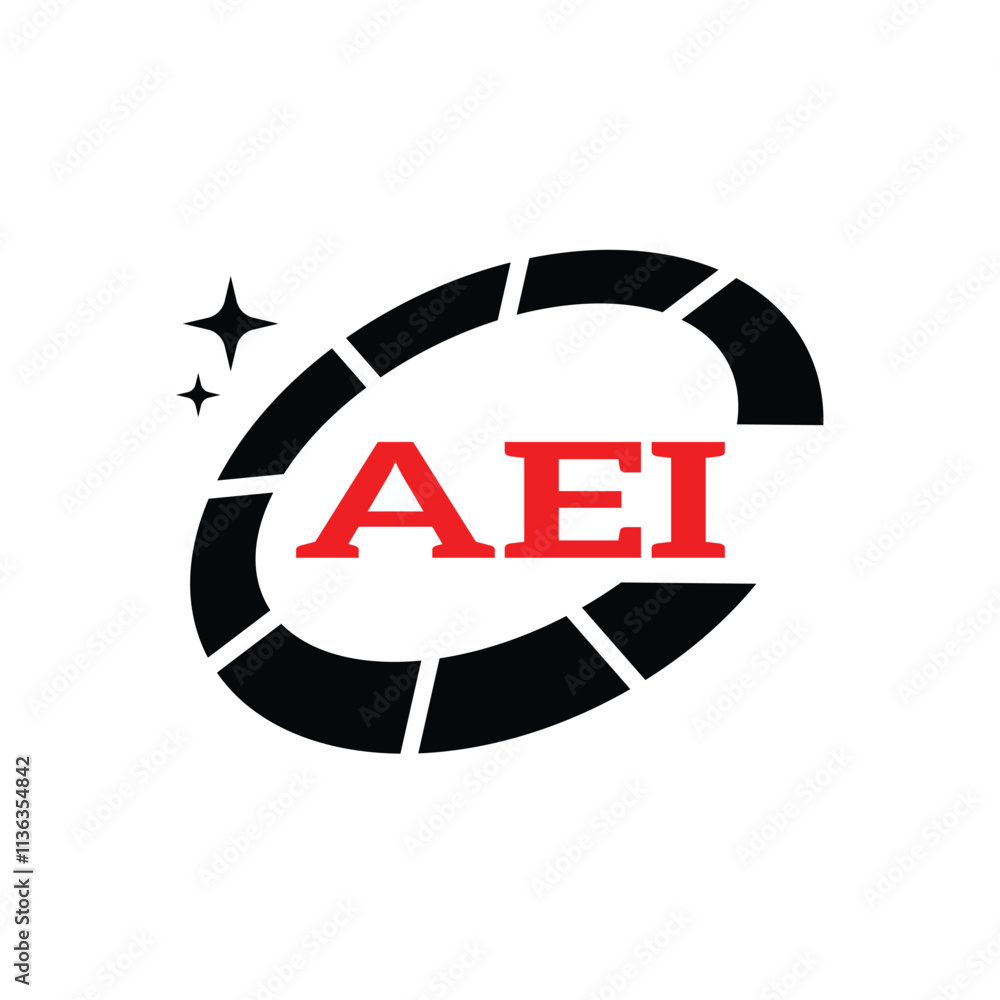 AEI Creative Circular Logo Design in Blue and Black for Corporate Branding and Technology, AEI Blue and Black Tech Logo with Circular Elements for Branding and Visual Identity, AEI LOGO, AEI vector AEI Creative Circular Logo Design in Blue and Black for Corporate Branding and Technology, AEI Blue and Black Tech Logo with Circular Elements for Branding and Visual Identity, AEI LOGO, AEI vector