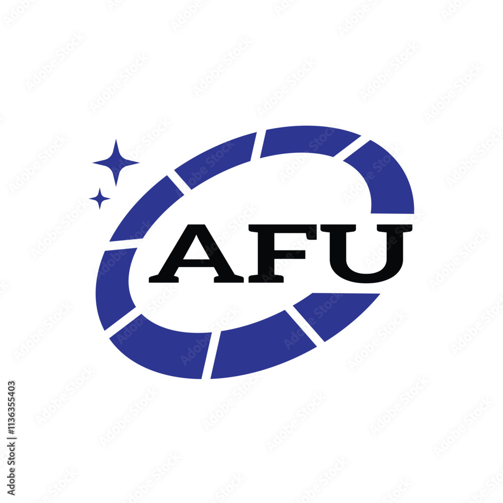 AFU Creative Circular Logo Design in Blue and Black for Corporate Branding and Technology, AFU Blue and Black Tech Logo with Circular Elements for Branding and Visual Identity, AFU LOGO, AFU vector AFU Creative Circular Logo Design in Blue and Black for Corporate Branding and Technology, AFU Blue and Black Tech Logo with Circular Elements for Branding and Visual Identity, AFU LOGO, AFU vector