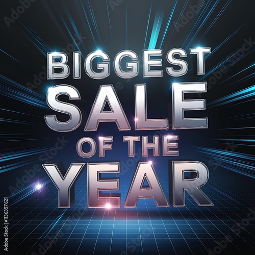 Biggest Sale Of The Year Announcement Graphic