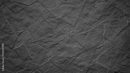 Wallpaper Mural Dark Textured Slate Background with Natural Stone Patterns Torontodigital.ca