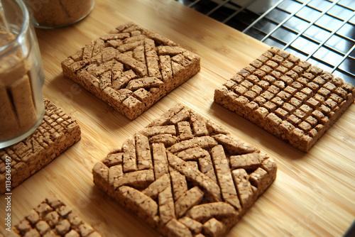  a diy cork trivet project featuring handmade trivets made from wine corks photo